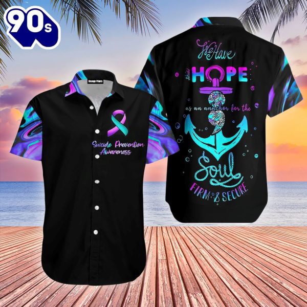 Suicide Prevention Awareness Hawaiian Shirt For Men amp Women Adult