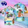 Super Mario Palm Tree Hawaiian Shirt