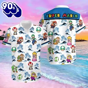 Super Mario Summer Gift Hawaiian Shirt