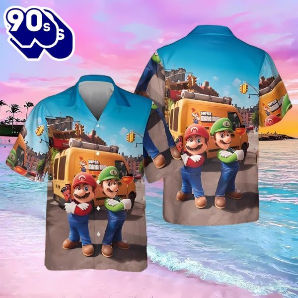 Super Mario Sunshine Hawaiian Shirt