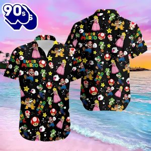 Super Mario Vacation Hawaiian Shirt