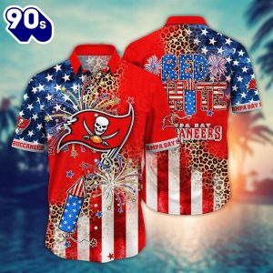 Tampa Bay Buccaneers NFL Hawaiian Shirt Tshirt Independence Day New Summer Shirt