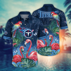 Tennessee Titans NFL Hawaiian Shirt Sea Shores Aloha Shirt