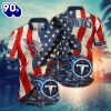 Tennessee Titans NFL US Flaq 4th Of July Hawaiian Shirt For Fans Trending Summer Football Shirts