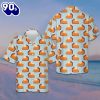 Thanksgiving Pumpkin Pie On Light Blue Hawaiian Shirt Funny Thanksgiving Button Up Shirt Men