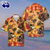 Thanksgiving Turkey Wishbone Hawaiian Shirt Fall Leaves Thanksgiving Shirt Gifts For Men