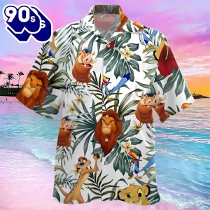 The Lion King Tropical Simba Mufasa Timon Scar Pumbaa 3d Hawaii Shirt