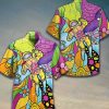 Trippy Astronaut In The Ocean Galaxy Hippie Hawaiian Shirt L Beachwear For Men Gifts For Young Adults