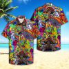 Trippy Mushroom Hippie Hawaiian Shirt Beachwear For Men Gifts For Young Adults