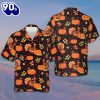 Turkey And Pumpkin Hawaiian Shirt Thanksgiving Button Up Shirt Gifts For Husband