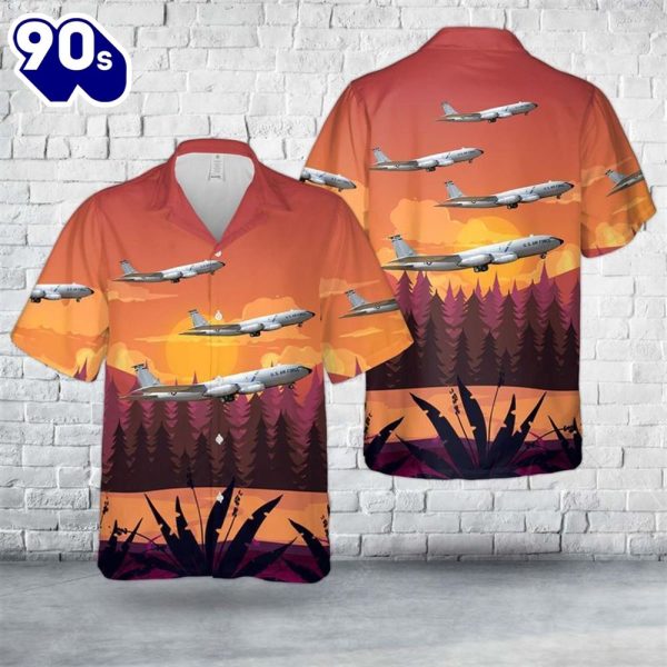 US Air Force Boeing Kc5A Stratotanker 7170A Trendy Hawaiian Shirt