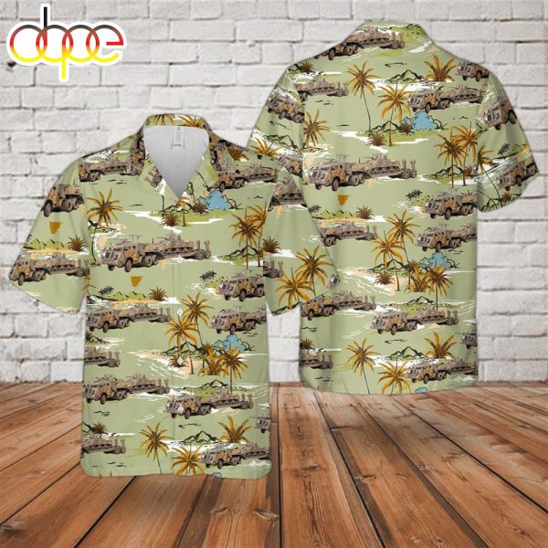 US Army 40 TON Tank Transporter Dragon Wagon Hawaiian Shirt