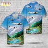 US Army Beechcraft CU 3 Huron Hawaiian Shirt