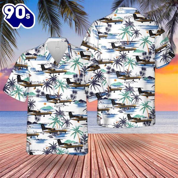 US Army Bombardier Dash 8 315 Hawaiian Shirt