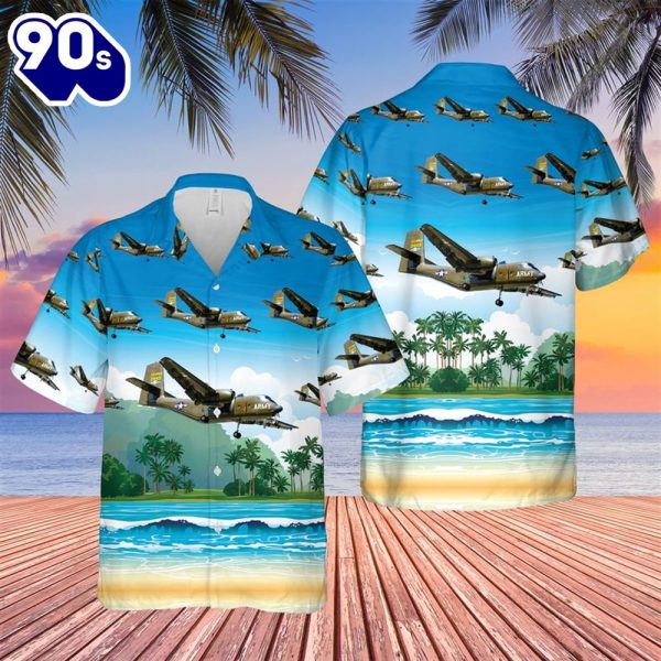 US Army De Havilland Canada DHC 4 Caribou Hawaiian Shirt