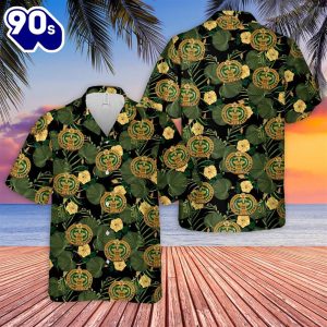 US Army Drill Sergeant Identification Badge Hawaiian Shirt