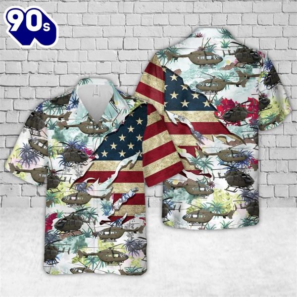 US Army Eurocopter UH 72 Lakota Hawaiian Shirt