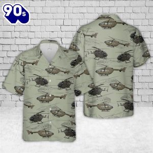 US Army Eurocopter UH 72 Lakota Hawaiian Shirt_9814