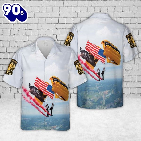 US Army Golden Knights Air Show Hawaiian Shirt