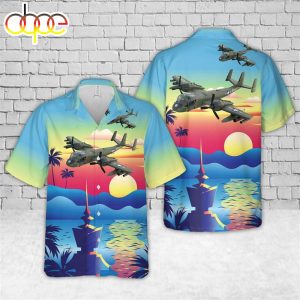 US Army Grumman OV Mohawk Hawaiian Shirt