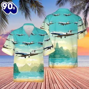 US Army Gulfstream C 37B Hawaiian Shirt