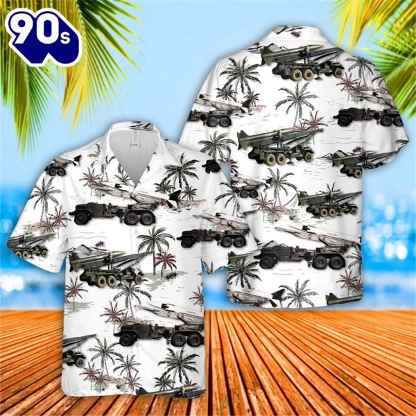 US Army Honest John Artillery Rocket Hawaiian Shirt