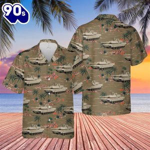 US Army M1 Abrams Hawaiian Shirt