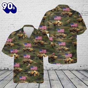 US Army M1117 Armored Security Vehicle Hawaiian Shirt