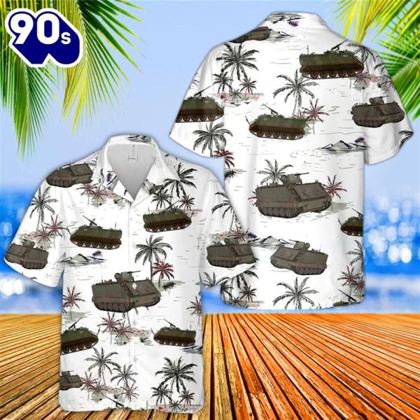 US Army M113 Tank Hawaiian Shirt