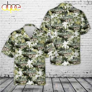 US Army M1130 Stryker Command Vehicle Hawaiian Shirt