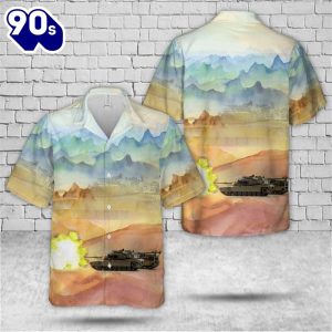 US Army M1A1 Abrams Tank Fires Hawaiian Shirt