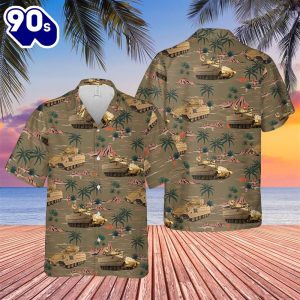 US Army M2A3 Bradley Hawaiian Shirt