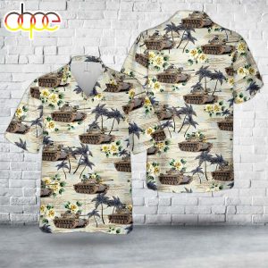 US Army M48A1 Patton Vietnam war Hawaiian Shirt