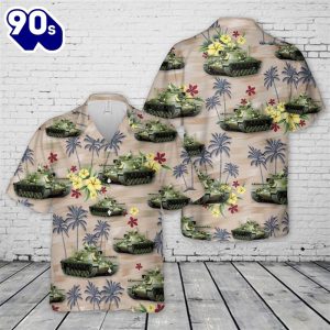 US Army M48A3 Patton Hawaiian Shirt