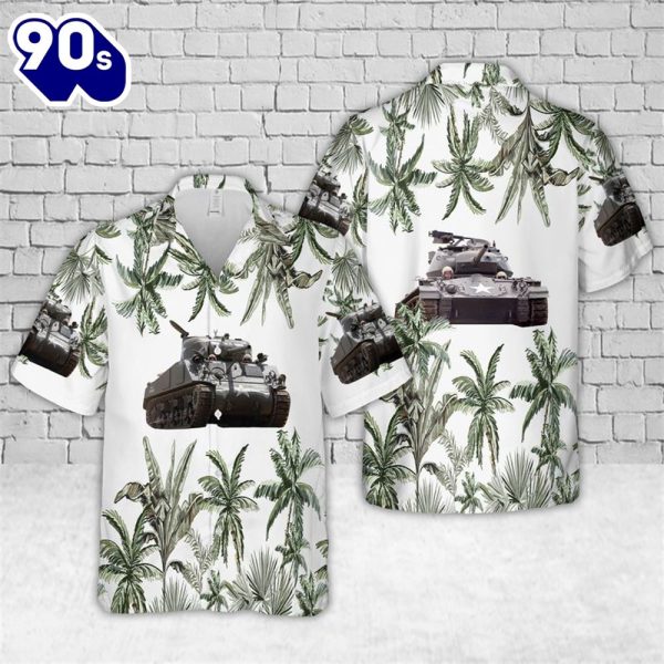 US Army M4A3 Sherman Hawaiian Shirt