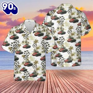 US Army M4A3E8 Easy Eight Sherman Hawaiian Shirt