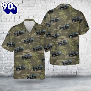 US Army M54 with M113 Guntruck Colonel Hawaiian Shirt