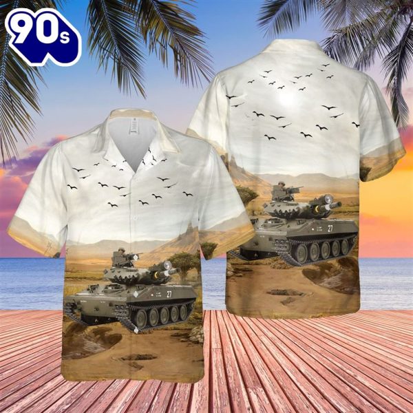 US Army M551 Sheridan Tank Hawaiian Shirt