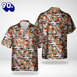 US Army Martin B 26 Marauder Hawaiian Shirt