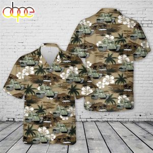 US Army Medium Tank M26 Pershing Hawaiian Shirt