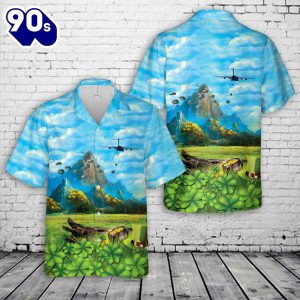 US Army National Airborne Day 82nd Airborne Division Hawaiian Shirts