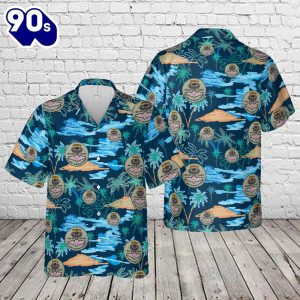 US Army Parachute Rigger Hawaiian Shirt