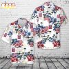 US Army Paratroopers With The 82nd Airborne Division Parachute 4th Of July Hawaiian Shirt