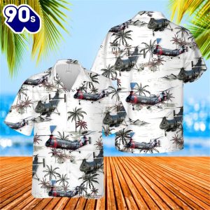 US Army Piasecki H 21 Hawaiian Shirt