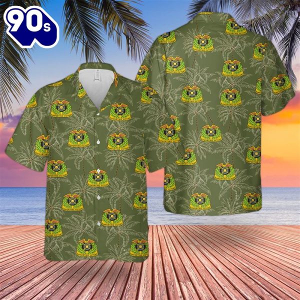 US Army Quartermaster Corps Hawaiian Shirt