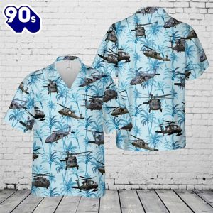 US Army Sikorsky UH 60 Black Hawk Hawaiian Shirts