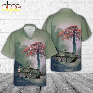 US Army Stryker medical vehicles Hawaiian Shirt