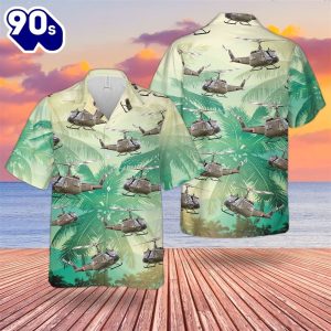 US Army UHHuey Hawaiian Shirt_9656