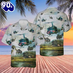 US Army UHIroquois Huey Hawaiian Shirt