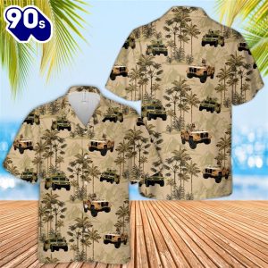 US Army Vehicles Hawaiian Shirt